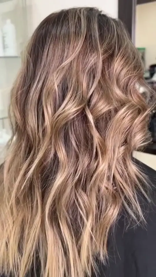 Soft balayage result
